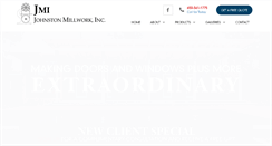Desktop Screenshot of johnstonmillwork.com